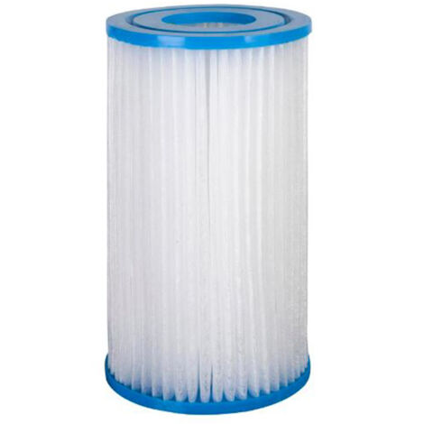 GRE – Cartouche de filtre de piscine hors-sol cylindrique – Compatible AR125, AR118, AR124 – Finesse de filtration 5 microns – Pack de 2 (1/5)