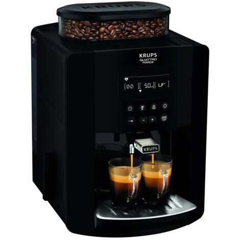 Krups – Machine à café à grain 1,7L 15 bars – Broyeur intégré pour 260g de grains – Écran LCD pour personnalisation – Nettoyage automatique (1/5)