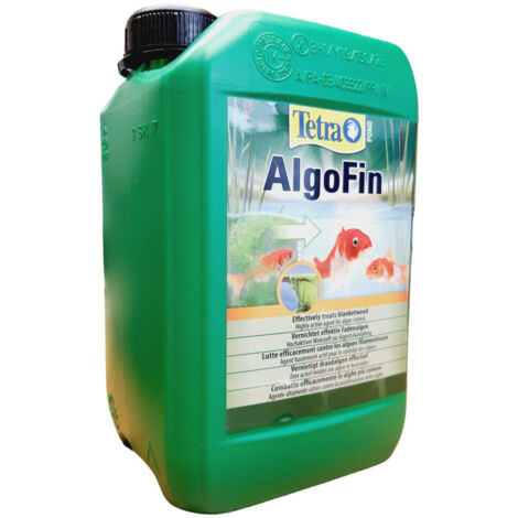 Traitement anti-algues 3L pour bassin – Élimine algues bleues et micro-algues – Formule transparente inoffensive pour poissons – Tetra