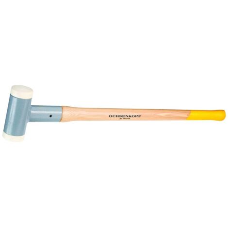 Maillet polyamide 900 mm 3.3 kg – Tête en polyamide pour surfaces délicates – Manche en hickory ergonomique – Résistant jusqu'à -20 °C – Ochsenkopf (1/2)