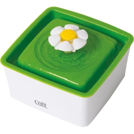 Catit Mini Fontaine blanche et verte 1,5 litre (1/5)