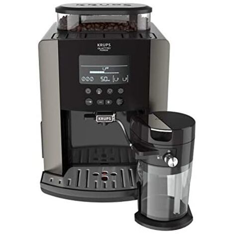 Krups Essential EA819E - Machine à expresso - 1,7 L - Café en grains - Broyeur intégré - 1450 W - Noir (EA 819E)