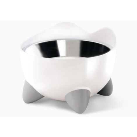 Catit PIXI Gamelle surélevée inox 200 ml pour chat (1/5)