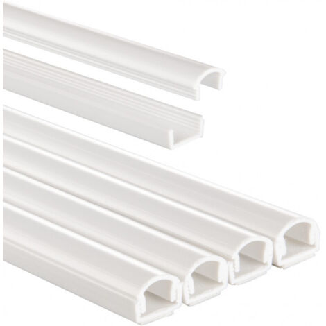 Hama Chemin de câble en PVC blanc 100 cm (1/3)