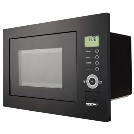 Four à micro-ondes encastrable 25L – Puissance 900W – 8 programmes de cuisson – Nettoyage vapeur – Design moderne blanc - MPM25KMI01 (1/2)