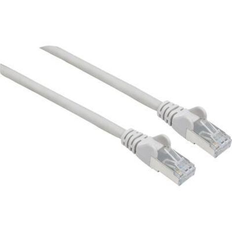 Intellinet 740807 RJ45 Câble réseau, câble patch CAT 6a S/FTP 2.00 m gris feuille de blindage, blindage par tresse, blindé, sans halogène 1 pc(s) X927951 (1/3)