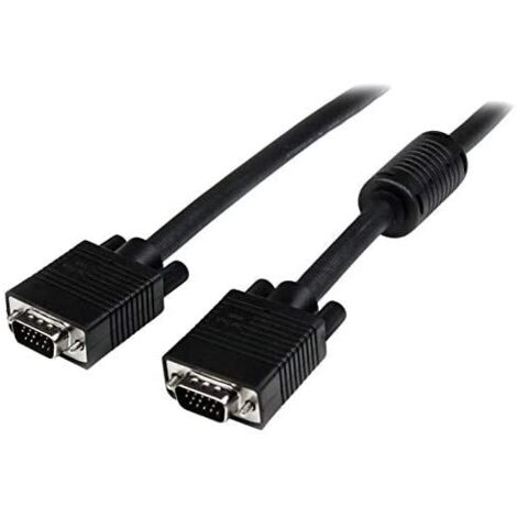 Startech.com 2m vga video cable for computer monitor - hd15 male to male - black, lifetime warranty (1/5)