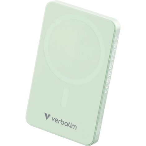 Verbatim Charge 'n' Go Essentials Powerbank (batterie supplémentaire) 5000 mAh Power Delivery 3.0, QC 3.0, Adaptive Fast Charge USB-C® vert W990263 (1/3)