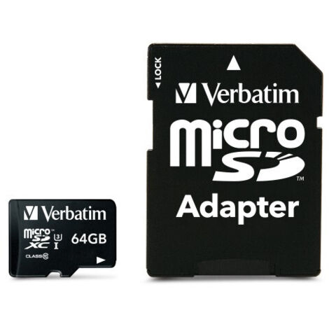 Verbatim Pro 64 Go MicroSDXC UHS Classe 10