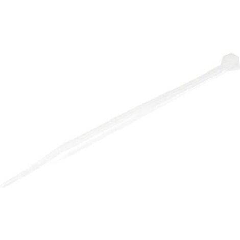 Colliers de serrage 10cm - 8 kg - Nylon - 94V-2 - UL - Paquet de 100 - Blanc (CBMZT4N) (1/4)