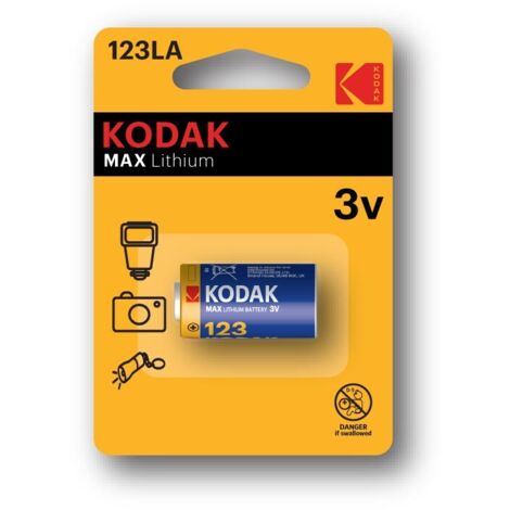 Blister kodak batteries kodak lithium télécommande ultra 123. (1/2)