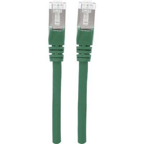 Intellinet 740968 RJ45 Câble réseau, câble patch CAT 6a S/FTP 5.00 m vert feuille de blindage, blindage par tresse, blindé, sans halogène 1 pc(s) X950801 (1/3)