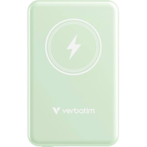 Verbatim Charge 'n' Go Magnetic Wireless Powerbank (batterie supplémentaire) 5000 mAh Fast Charge, Quick Charge 3.0, Power Delivery 3.0, Adaptive Fas W996673 (1/5)