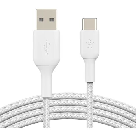 Câbles - USB & Thunderbolt BELKIN Câble tressé USB-A vers USB-C 3m (1/5)
