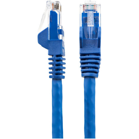 StarTech.com N6LPATCH1MBL câble de réseau Bleu 1 m Cat6 U/UTP (UTP) (1/3)