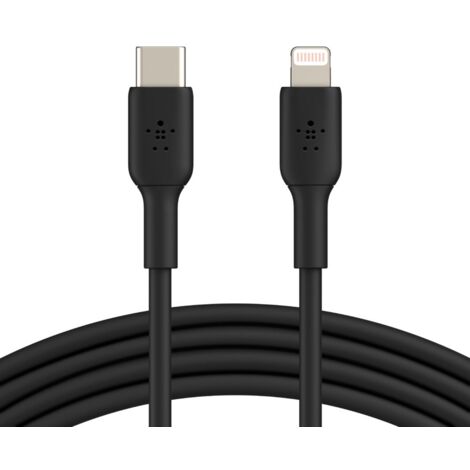 Câbles - USB & Thunderbolt BELKIN Câble USB-C vers Lightning 1m noir (1/6)