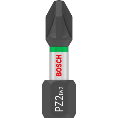 Mèches à frapper Bosch PRO Pozidriv PZ2 25 mm Présentoir 10 x 25 pces - 2607002804 (1/5)