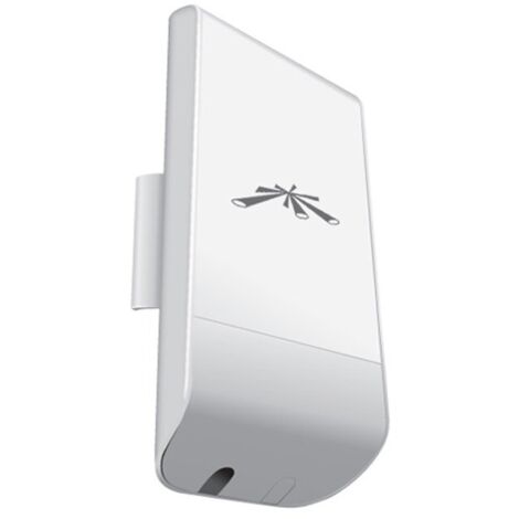 Station d'accueil Ubiquiti NanoStation M2 150 Mbit/s blanche avec alimentation par Ethernet (PoE)