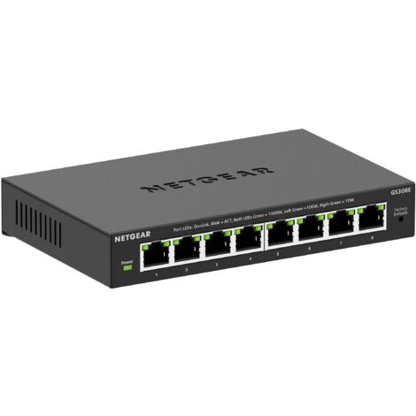 Switch Ethernet NETGEAR GS308E 8 ports 16 GBit/s A768943