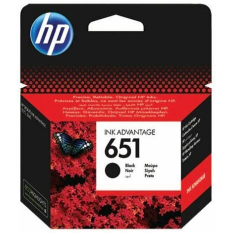 HP 651 d'origine noir (1/2)