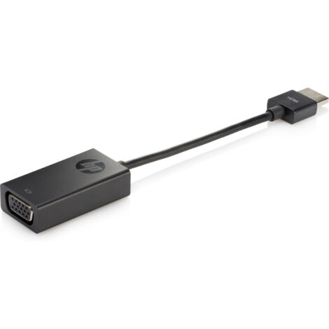 HP HDMI to VGA Cable Adapter VGA (D-Sub) HDMI Type A (Standard) Noir (1/4)