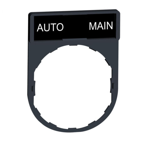 porte étiquette - standard - 30 x 40 - etiquette 8 x 27 - auto-main - schneider zby2164 (1/4)