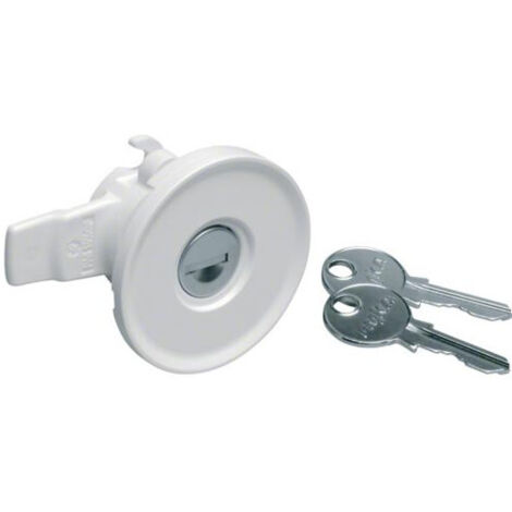 Bouton verrou clé 1242E - ENVELOPPES HAGER FZ597N (1/2)