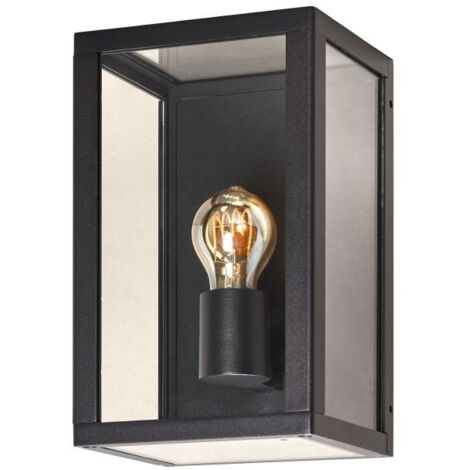 Aric – Applique murale extérieure noire E27 100W IP44 – Pour usage extérieur – Résistance chocs IK04 – 3138 (1/6)