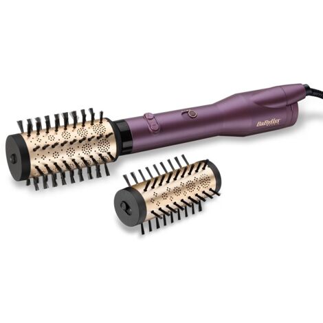 BaByliss Big Hair Dual Hairbrush de Hot Air Hot Black, Oro pink, Violet 650 W 2,5 m