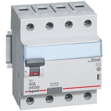 LEGRAND 411708 TX3 FI TYPE 40 A 30 MA AC (1/4)