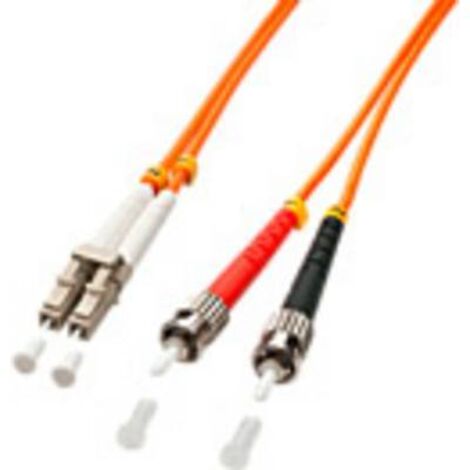 Câbles réseau et DAC LINDY Optic Cable LC/ST 2m 50/125 Multimode (1/2)