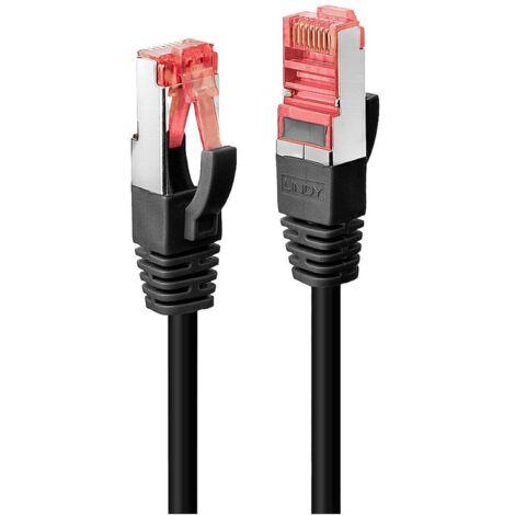 LINDY 47778 RJ45 Câble réseau, câble patch CAT 6 S/FTP 1.50 m noir 1 pc(s) S239662 (1/4)