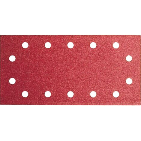 Boîte de 10 abrasifs velcro perforés 115x230mm G240 - BOSCH - 2608605320 (1/5)