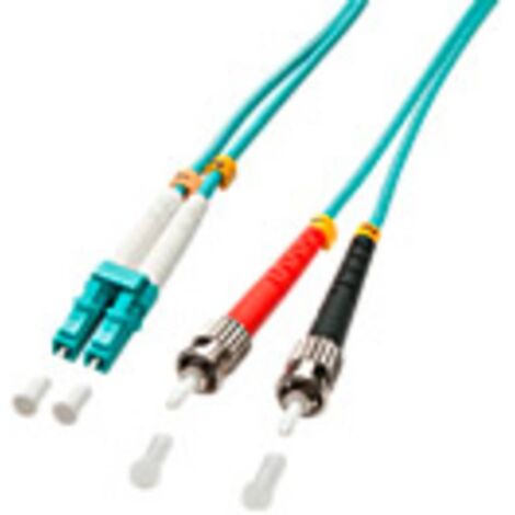 Câbles réseau et DAC LINDY Optic Cable LC/ST OM3 5m 50/125 Multimode (1/2)