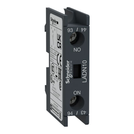 bloc contacts auxiliaires - pour tesys d et f - 1f - a vis - schneider electric ladn10 (1/2)
