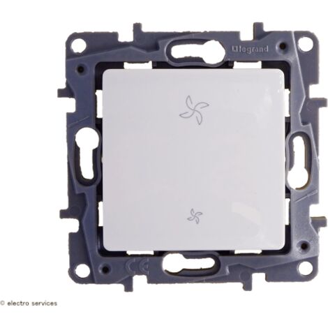 Legrand 664791 Interrupteur VMC Niloé 2 positions pur