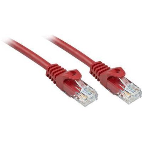 Câbles réseau et DAC LINDY Basic Cat.6 U/UTP Cable Red 7.5m (1/2)