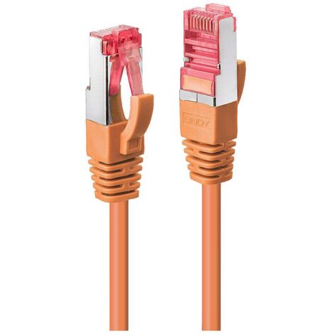 LINDY 47810 RJ45 Câble réseau, câble patch CAT 6 S/FTP 3.00 m orange 1 pc(s) S239692 (1/4)