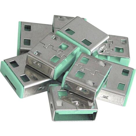 VERROUS USB, 10 PIÈCES, VERT LINDY 40461