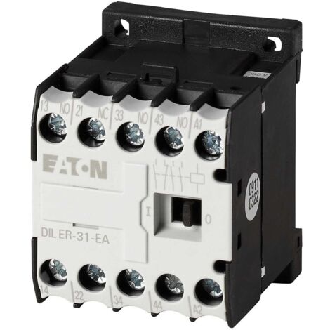 Contacteur auxiliaire miniature, 3Z/1R, commande 230VAC DILER-31-EA(230V50HZ,240V60HZ) (1/4)