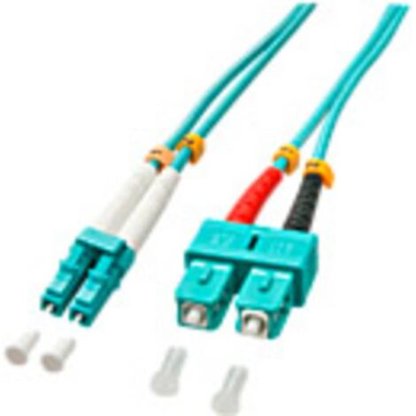 Câbles réseau et DAC LINDY Optic Cable LC/SC OM3 10m 50/125 Multimode (1/2)
