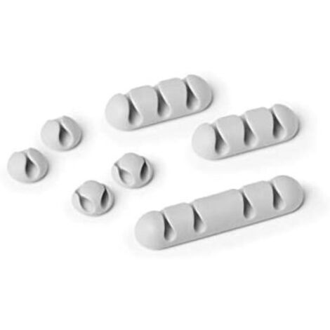 Durable Jeu d'attaches pour câble CAVOLINE® CLIP MIX 504110 7 pc(s) gris (1/5)