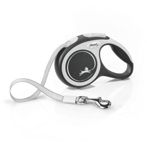 Flexi NewComfort xs ruban xs (3m), noir (1/4)