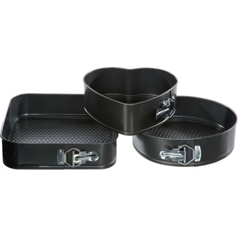 Moules a patisserie de differentes formes - 3 moules a ressort (1/5)