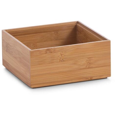 Conteneur en bambou, 15x15x7 cm, ZELLER (1/4)