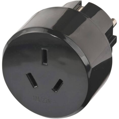 Brennenstuhl – Adaptateur électrique de voyage 10A/250V – Configuration raccord pour utilisation en Europe – 1508510