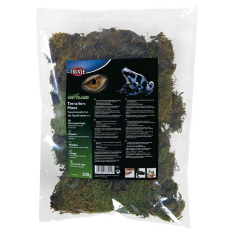Mousse pour terrarium, 200 g, Substrat pour terrariums humides. - Trixie