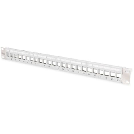 Digitus 24 ports Panneau de brassage 483 mm (19") non équipé 1 UH non équipé R704771 (1/3)