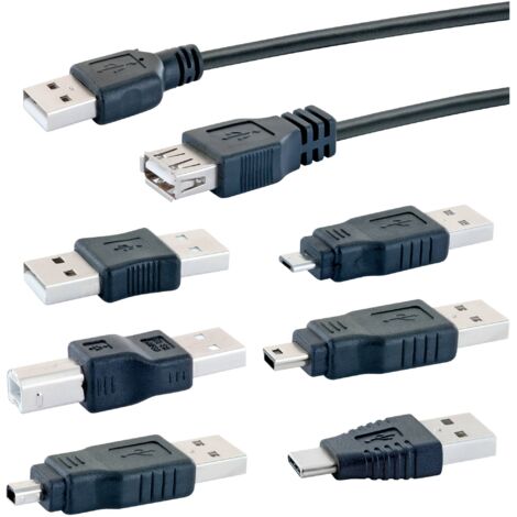 Schwaiger USB 2.0 Rallonge [1x USB 2.0 type A mâle - 1x USB 2.0 type A femelle] CAUSET 531 1.5 m Q052143 (1/5)