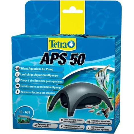 Pompe à air silencieuse pour aquariums Tetra APS 50 10 - 60 litres